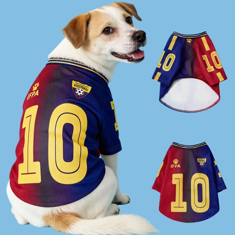 Red&Blue Mesh Breathable Dog Clothes Teddy Sport Large Dog Jersey Basketball Clothing Puppy T-Shirts Summer Pet Cat Shirts