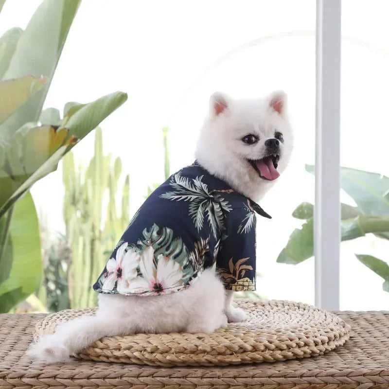 Style Pet Dog Clothe Summer SandBeach Dog Shirts for Small Medium Dogs Puppy Cat Clothing Ropa Perro Pug French Bulldog