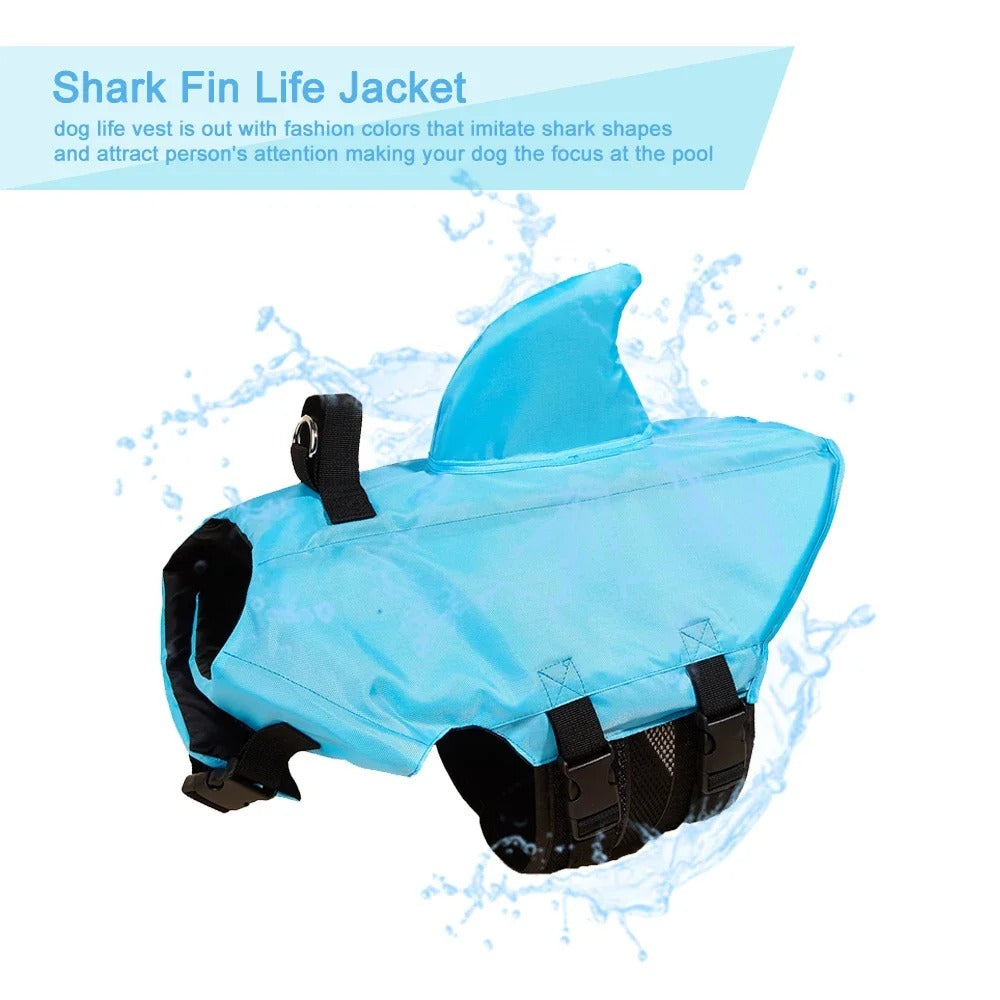 Dog Life Jacket Enhanced Buoyancy Small Dogs Swimming Clothes Safety Vest with Handle for Dogs Surfing