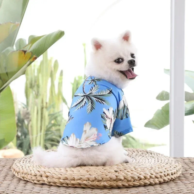 Style Pet Dog Clothe Summer SandBeach Dog Shirts for Small Medium Dogs Puppy Cat Clothing Ropa Perro Pug French Bulldog