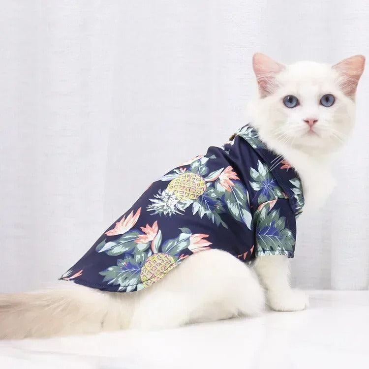 Style Pet Dog Clothe Summer SandBeach Dog Shirts for Small Medium Dogs Puppy Cat Clothing Ropa Perro Pug French Bulldog